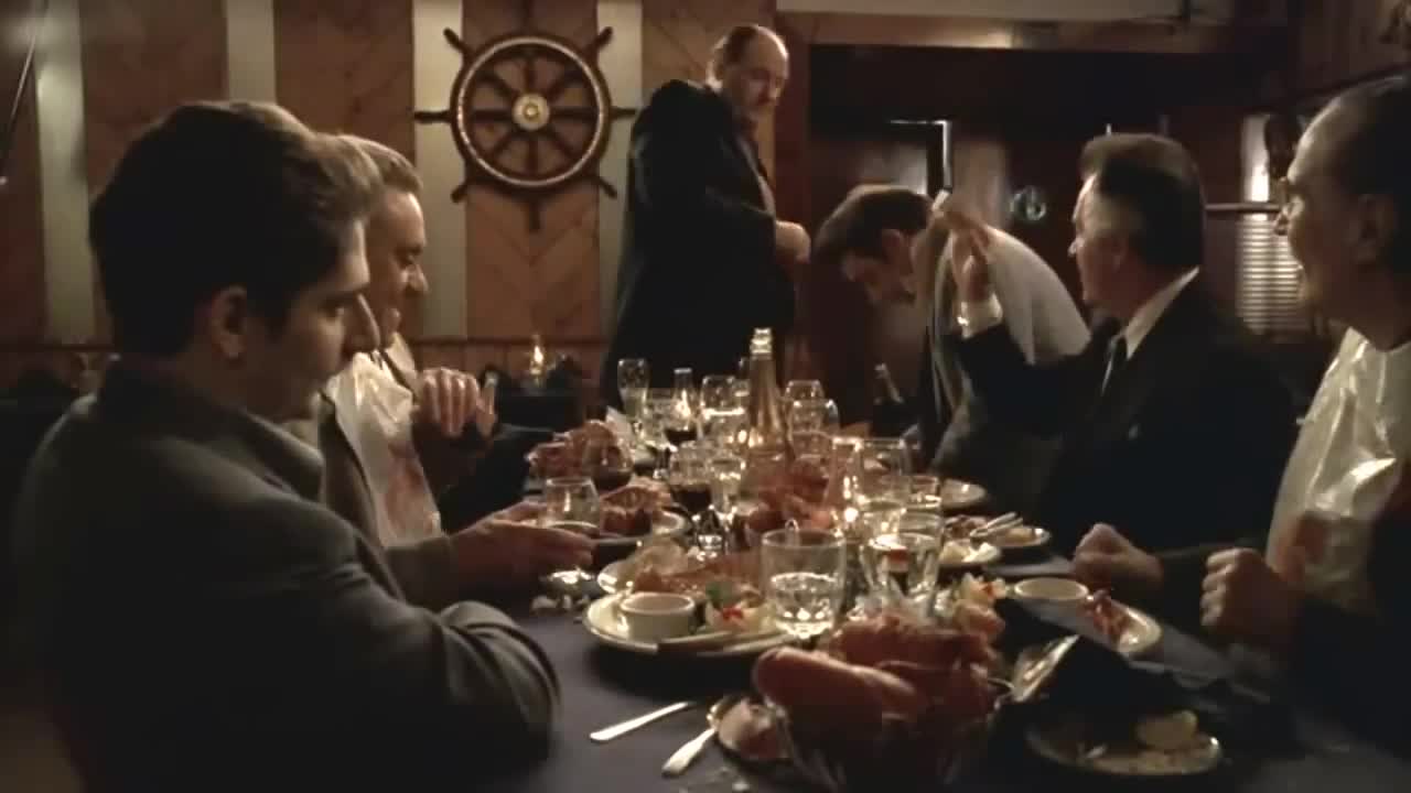 Paulie And Christopher, Paying The Tab - The Sopranos HD