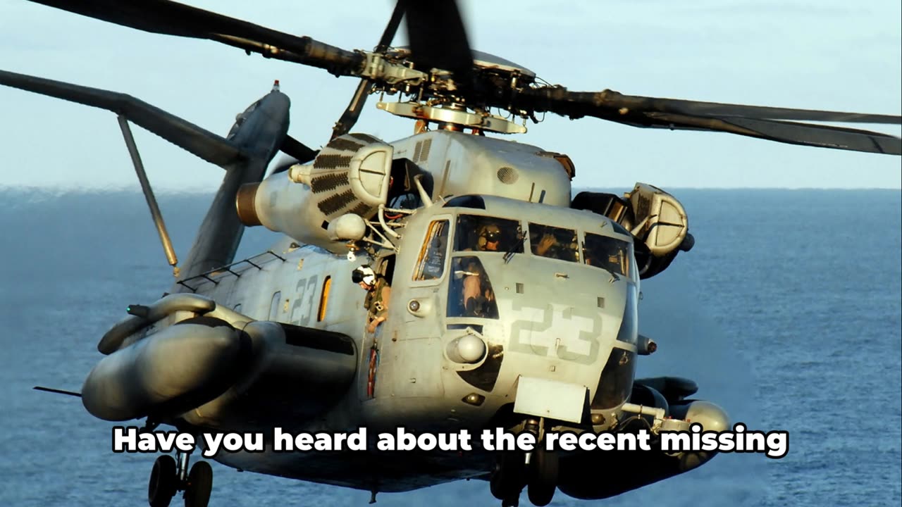 Missing military helicopter found, search continues for 5 Marines on board