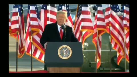 President Trump's LAST Speech As 45th President of the United States of America