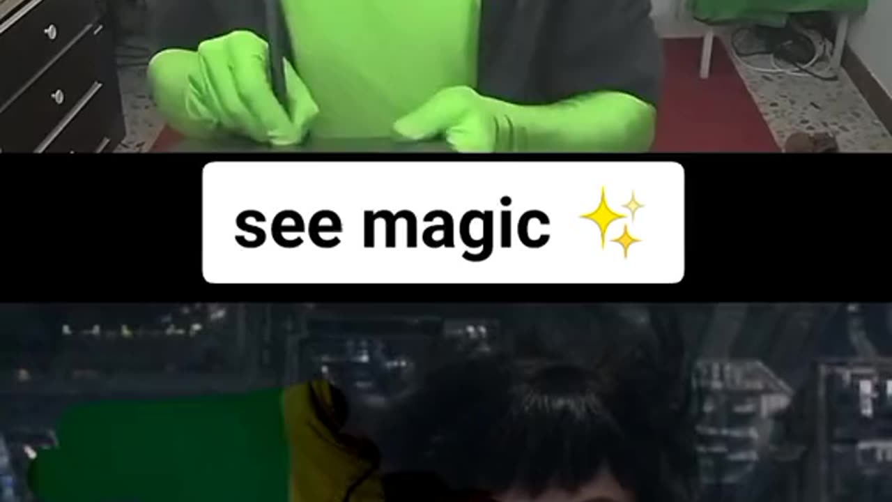 See magic Mr green find VFX English movie