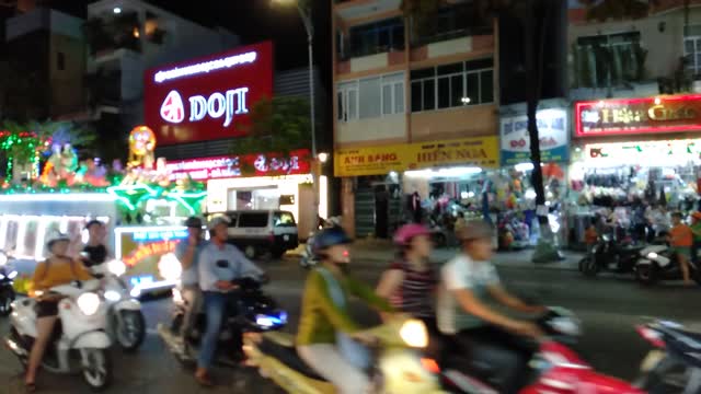 Flower car celebrates the Buddhist holiday