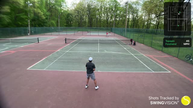 SwingVision Singles Practice 5/2/21