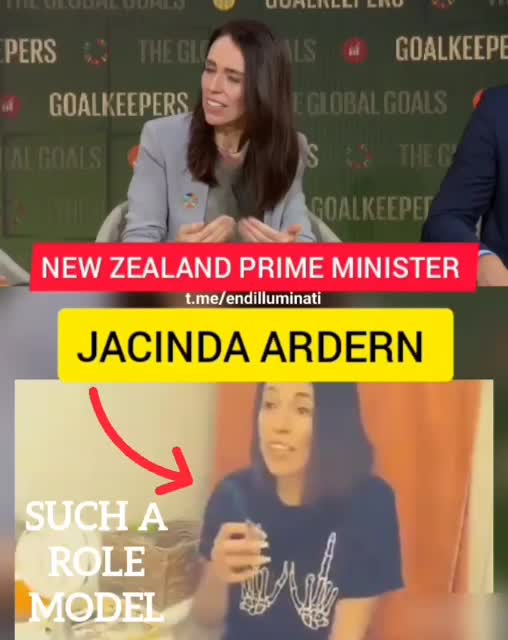 New Zealand Communist Zionist - Hanging w/Bill Gates & Smoking Crack?