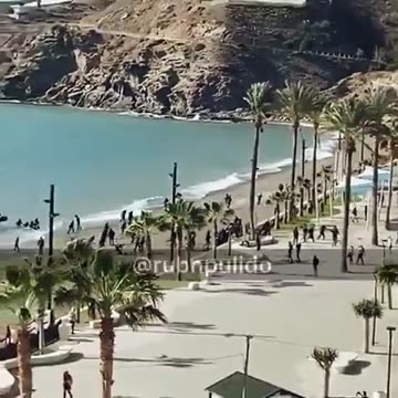 Beaches of Spain invaded by african boat migrants