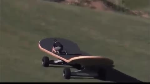 Extreme sport skateboard big