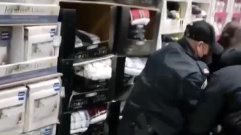 Canadian Man Arrested by Nazi Police for Not Wearing Mask in Store