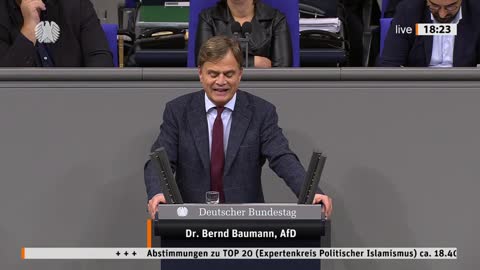 Dr. Bernd Baumann Rede vom 20.10.2022 - Expertenkreis Politischer Islamismus