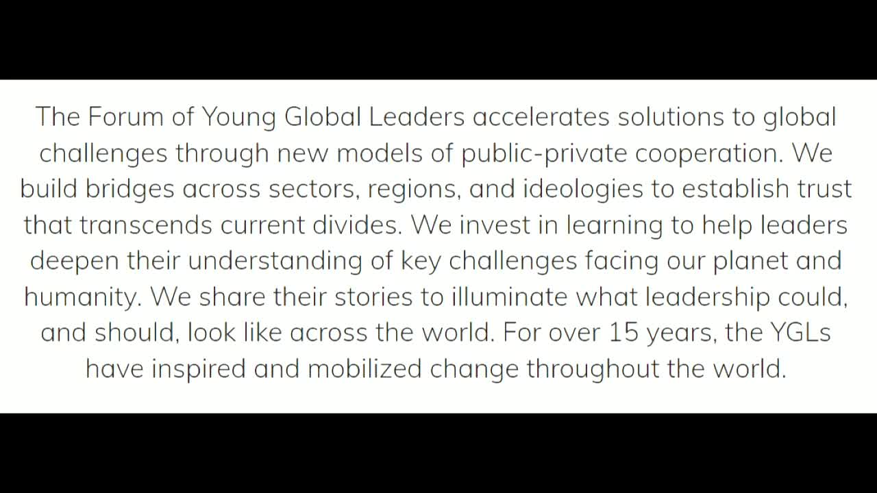 Who are the Young Global Leaders?