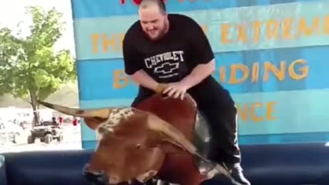 mechanical bull funny