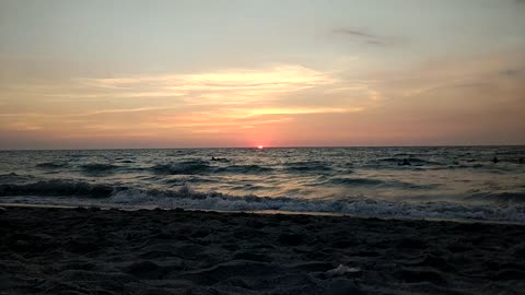 Beach Sunset Timelapse In The Philippines