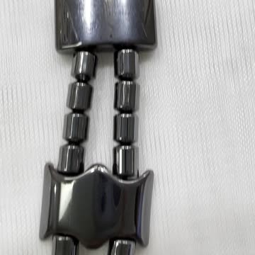 Handmade Unique 18” Necklace with Hematite. Promotes Courage, Balance