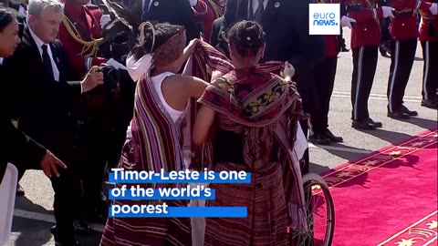 Pope Francis lands in Timor-Leste to encourage its recovery from traumatic past