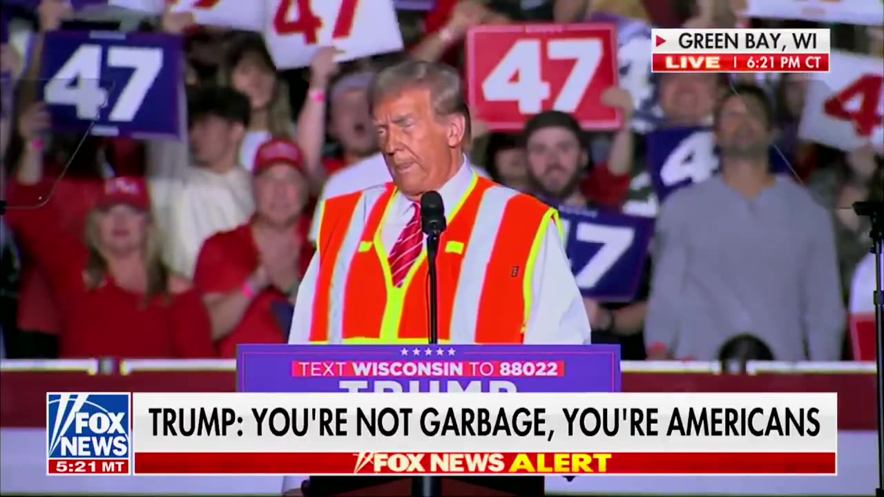 Trump talks about the Evil naming calling Democrats have used during WI MAGA rally