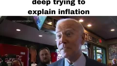 Biden "When your 14 beers deep and trying to explain inflation"