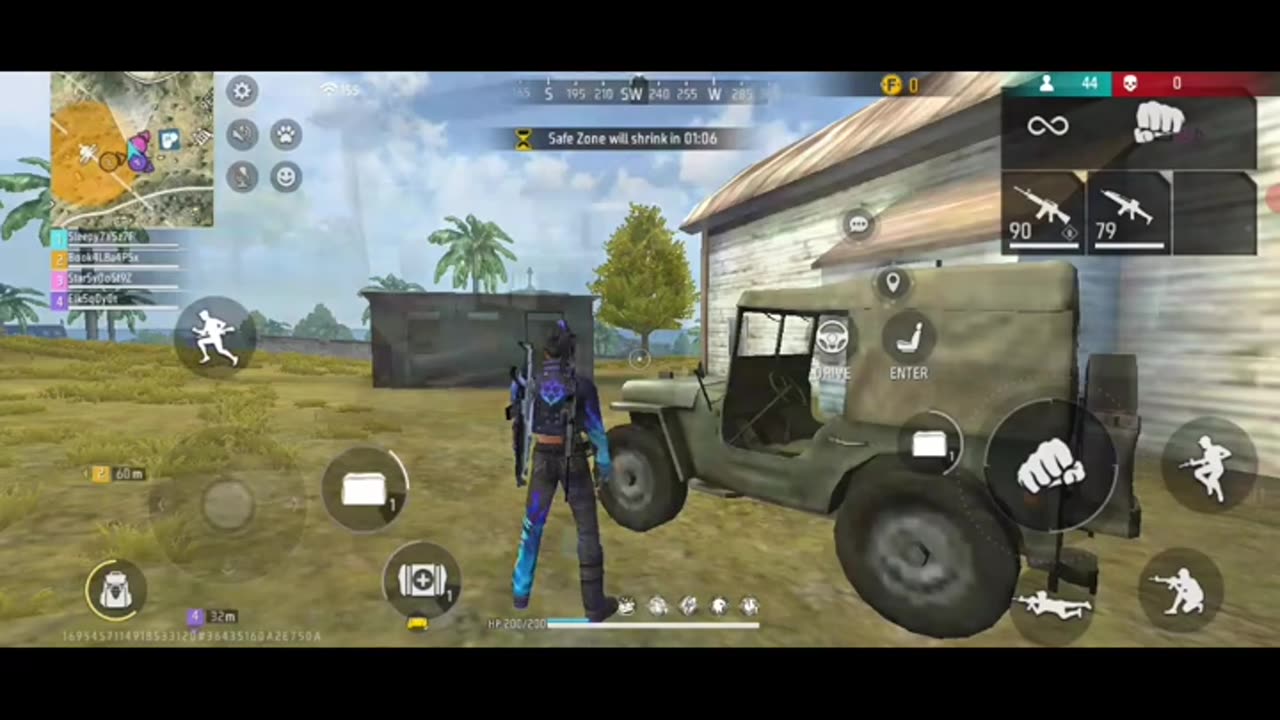 drift with jeep| free fire max