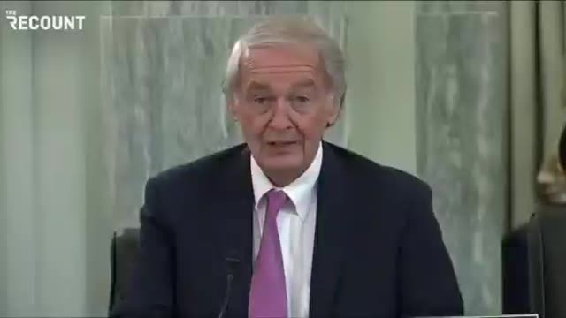 Senator Ed Markey to Mark Zuckerberg.