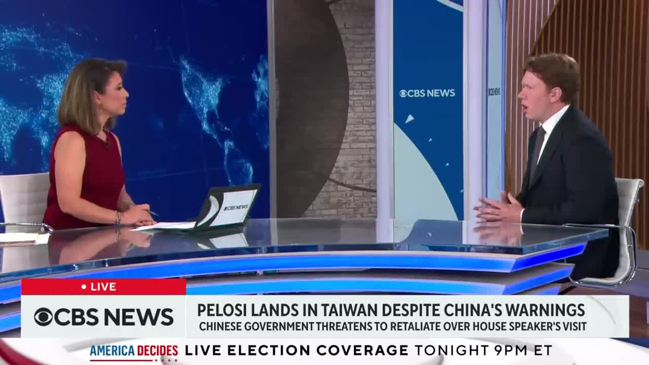 CBS News' Nancy Cordes details Pelosi's visit to Taiwan