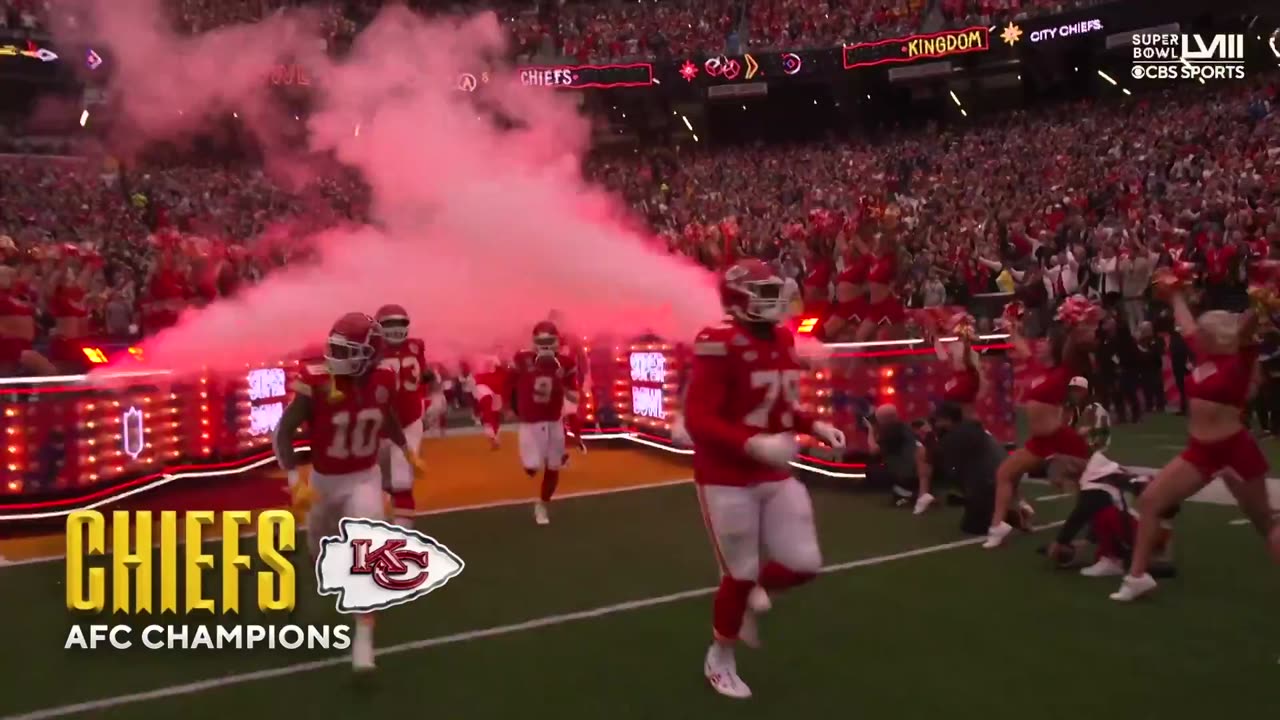 NFL - The AFC champion Chiefs take the field!