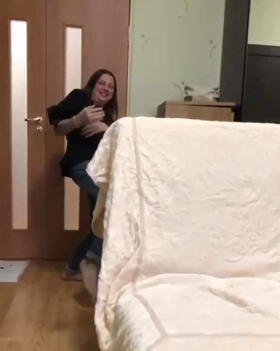 buddy the sable is playing boomerang