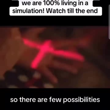 See thru the laser into another dimension