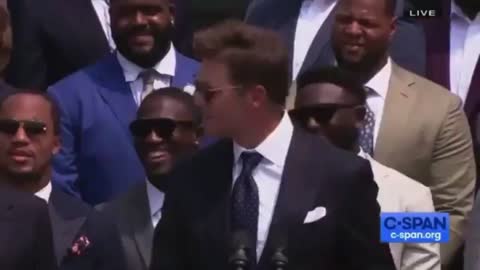 Tom Brady: "I Think 40% Of The People Still Don't Think We Won" - Biden: "I Understand That"