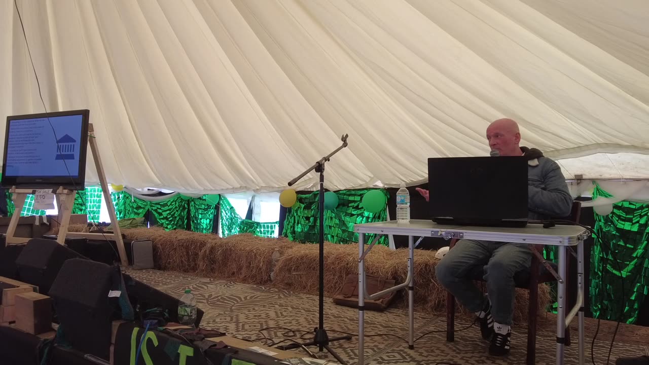 Peter Wilson @ the 'Weekend Truth Festival' Cumbria, UK