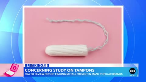 New study finds presence of metal in tampons ABC News