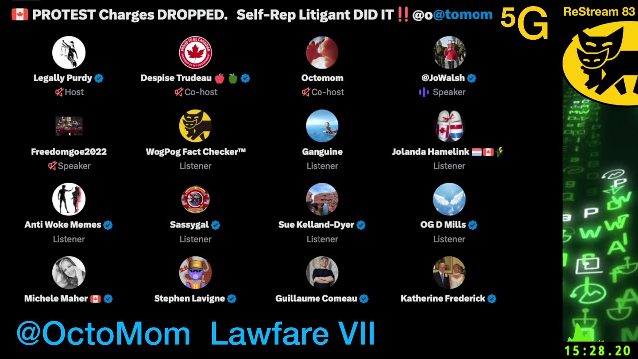 Lawfare VII @OctoMom --ULTRA 5G ReStream 83