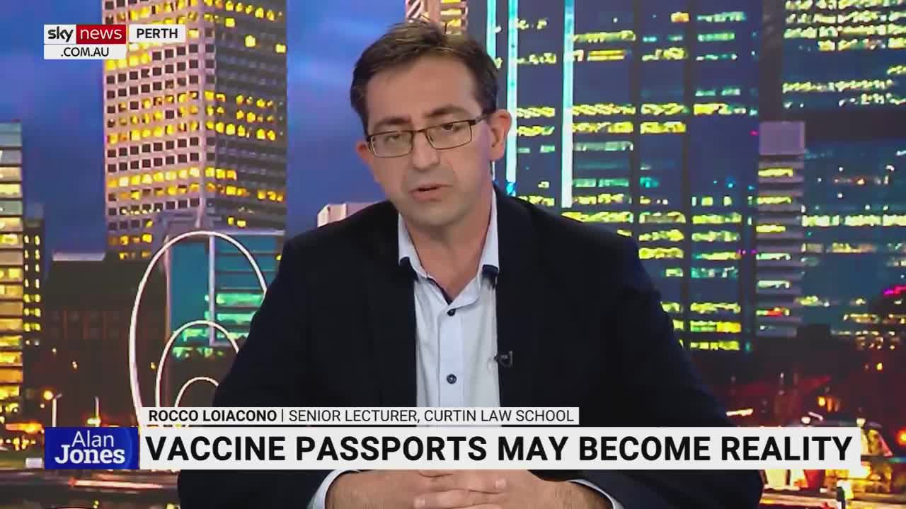 Alan Jones: Vaccine Passports 'Serious Concern' for Humanity's 'Freedoms' and 'Social Interaction'