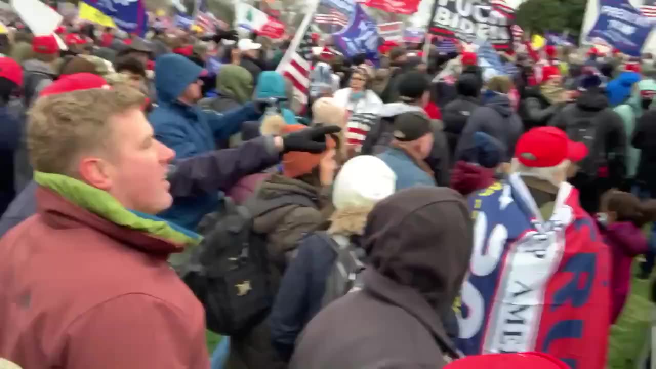 Nick Fuentes on U.S. Capitol Grounds January 6th