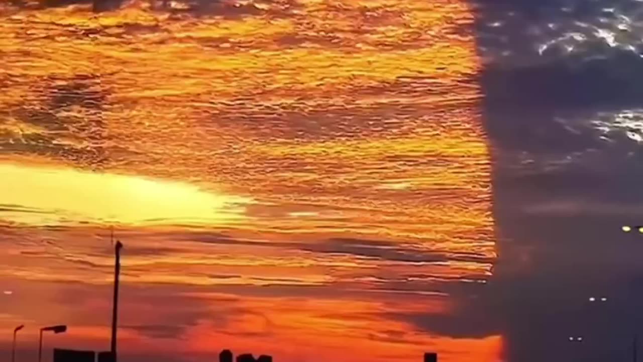 Well now Florida sky also got split in middle