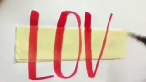 Learn to draw LOVE
