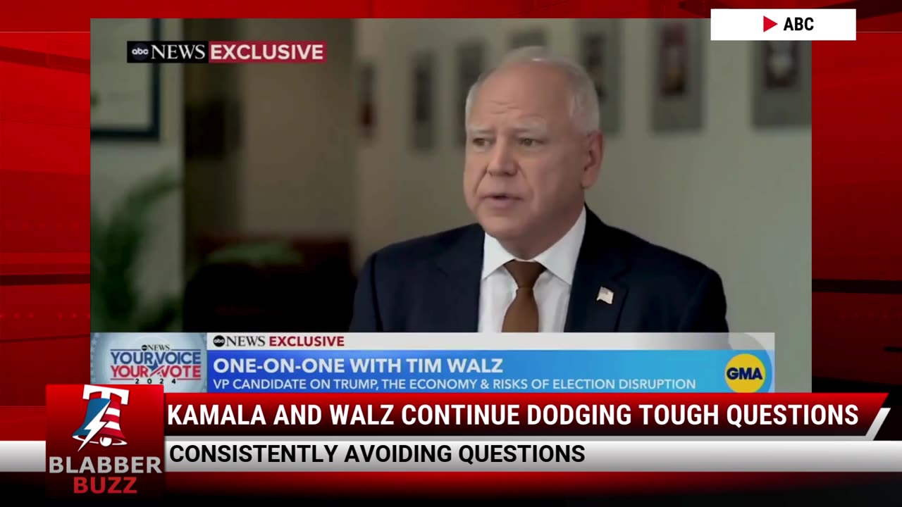 Kamala And Walz Continue Dodging Tough Questions