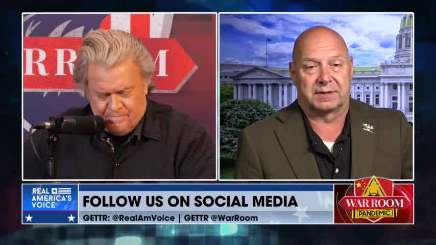 Doug Mastriano on Bannon RE Rally on Sat Sept 2