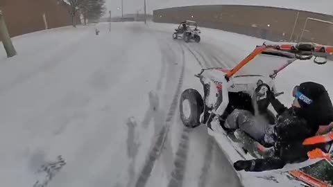 4x4 Winter Side by Side Fun