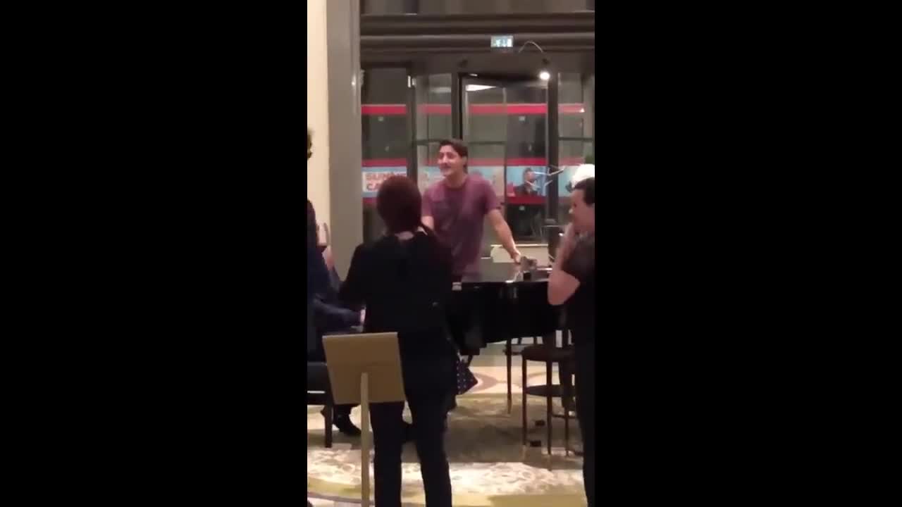 Prime minister of canada justin trudeau drunk and singing a queen song gay icon