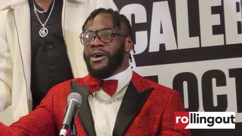 Deontay Wilder emotional