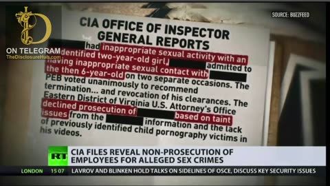 CIA employees caught with child porn…