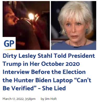 Dirty Lesley Lied about Hunter Biden Laptop “Can’t Be Verified”