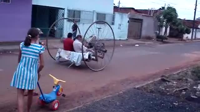 Help the environment and get around for FREE? That man did it!
