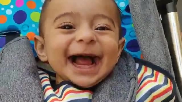 My son laughing