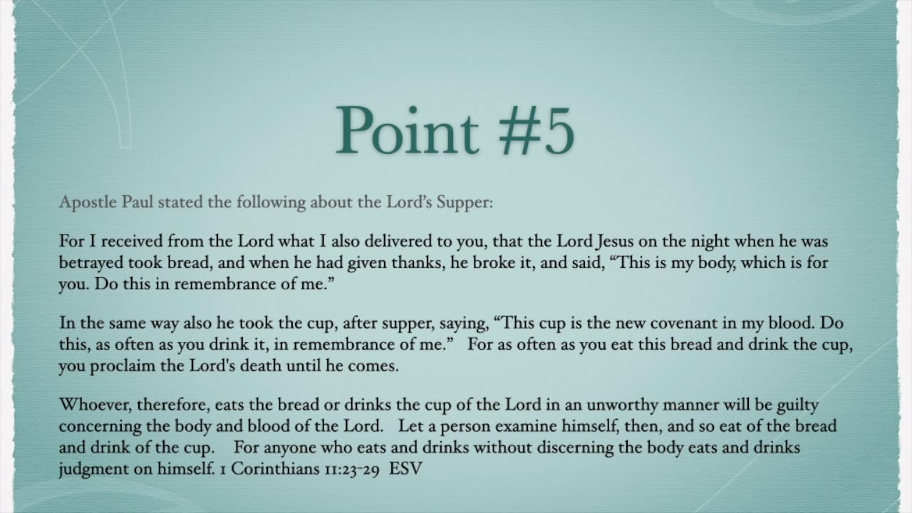 The Lord's Supper