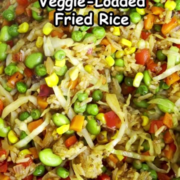 How to Make Vegetable Loaded Fried Rice #Quick #Healthy #Delicious