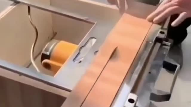 Wooden Plank Cutting with Saw