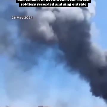 The IDF made a recording of them burning a baby alive while singing.