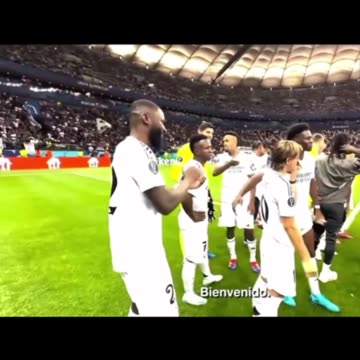 Mbappe and Rudiger’s celebration is crazy🤜🤕