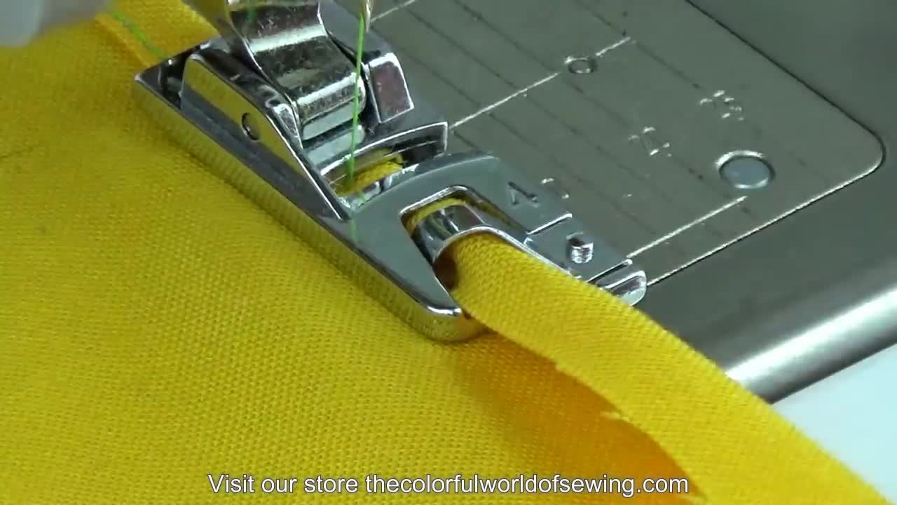 How To Sew Rolled Hems with the Narrow Hemmer Foot