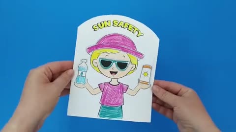 Sun Safety Craft - Summer Activity for Kids