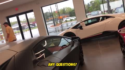 Homeless Man Buys A Lamborghini