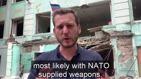 Ukraine army targeting Ukraine civillians & schools with NATO weapons